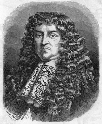 Porträt von François Michel Le Tellier, Marquis de Louvois (1639 - 1691), französischer Politiker. von Unknown artist