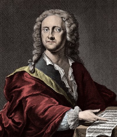 Porträt von Georg Philipp Telemann (1681-1767), deutscher Komponist von Unknown artist