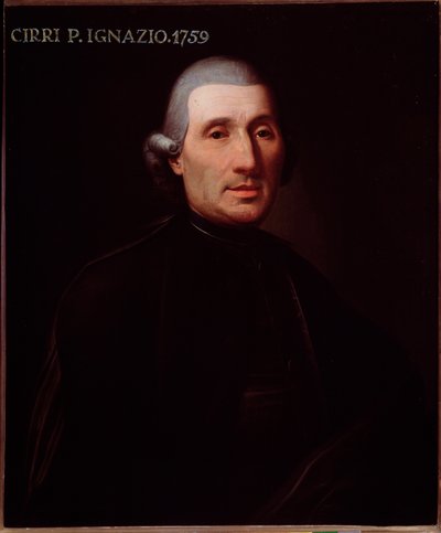 Porträt von Ignazio Cirri (1711-1787) italienischer Komponist Anonymes Gemälde. 18. Jahrhundert. Bologna, civico museo bibliografico von Unknown artist