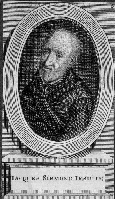 Porträt von Jacques Sirmond, Jesuit - n.d. von Unknown artist