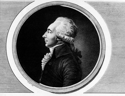 Porträt von Jean Baptiste Anacharsis Clootz von Unknown artist