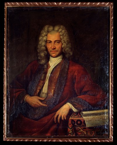 Porträt von Johann Joseph Fux, österreichischer Komponist, Musiktheoretiker und Pädagoge (Gemälde) von Unknown artist
