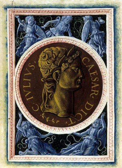 Porträt von Julius Caesar - in „Die illustrierten Männer“ von Svetonio von Unknown artist