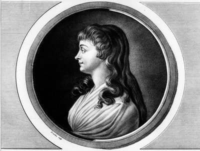 Porträt von Marie-Jeanne Phelippon, Ehefrau von Roland de La Platiere, genannt 