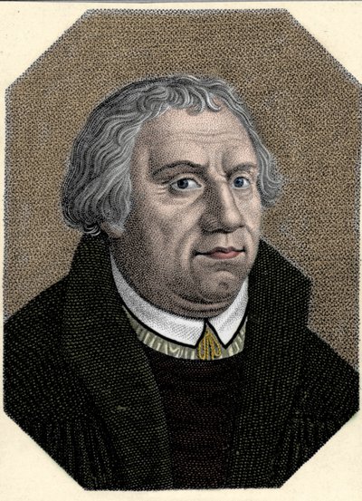 Porträt von Martin Luther (1483-1546) deutscher Reformator. von Unknown artist