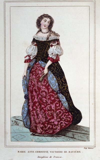 Porträt von Mary - Anne - Christine von Bayern. München von Unknown artist