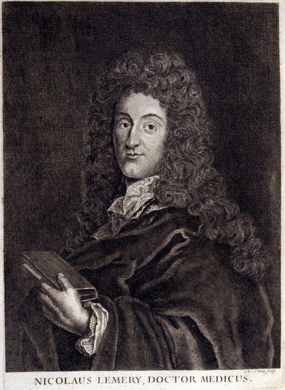 Porträt von Nicolas Lemery (1645 - 1715), französischer Apotheker und Chemiker. von Unknown artist