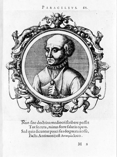 Porträt von Philippus Aureolus Theophrastus Bombastus von Hohenheim Paracelsus von Unknown artist