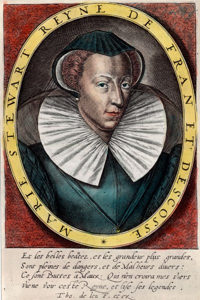Porträt von Königin Marie Stuart (1542-1587), Königin von Frankreich und Schottland von Unknown artist