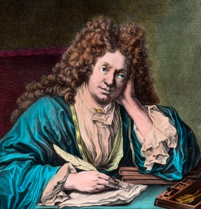 Porträt von Richard Delalande, Superintendent der Musik des Königs, in Paris von Unknown artist