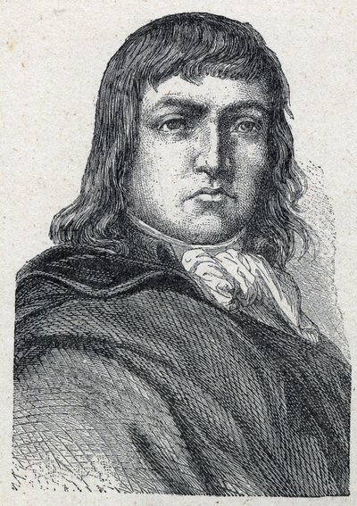 Porträt von Vincent de Tinteniac (Chevalier) (1764-1795) General Chouan. von Unknown artist