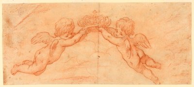 Putti mit Krone von Unknown artist