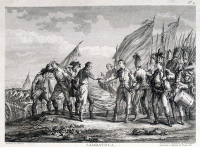 Saratoga, 17. Oktober von Unknown artist