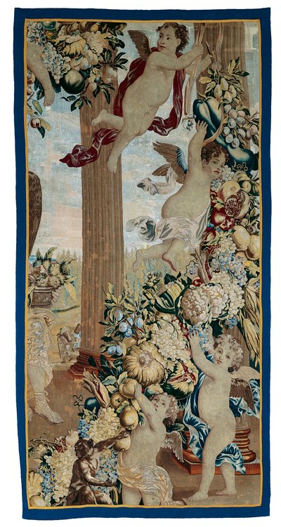 September und Oktober aus Die zwölf Monate des Jahres (Fragment) von Unknown artist
