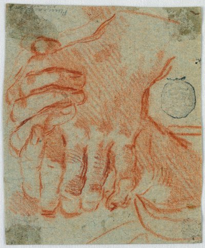 Studie der geschlossenen Hände einer Frau von Unknown artist
