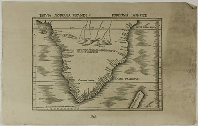 Moderne Karte des zweiten Teils von Afrika von Unknown artist