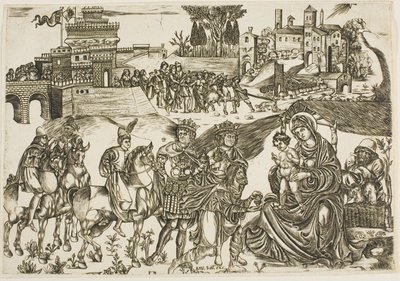 Die Anbetung der Könige von Unknown artist