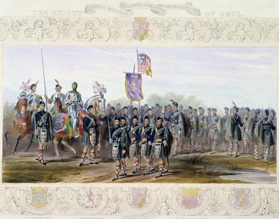 Die Armee von Wales - in "Ritter von England" von J. Whatman, Ed. T. M