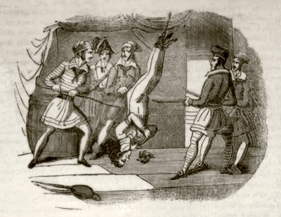 Die Todesgalerie oder die Piratenschaluppe, ca. 1837 von Unknown artist