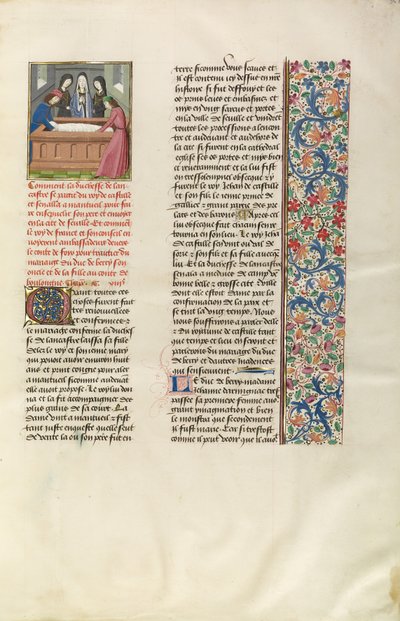 Die Herzogin von Lancaster begräbt ihren Ehemann in der Kathedrale von Sevilla von Unknown artist