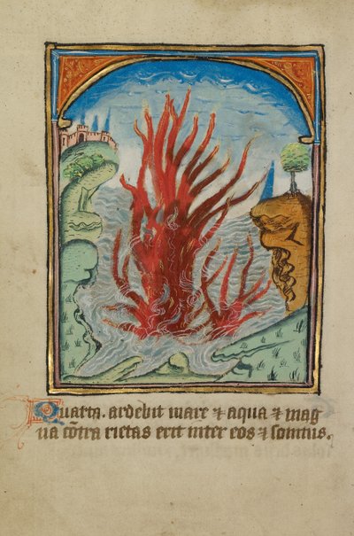 Das vierte Zeichen vor dem Jüngsten Gericht von Unknown artist
