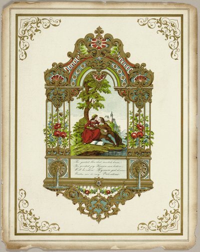 Das größte Glück, das Sterbliche kennen (Valentinstag) von Unknown artist