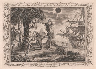 Die Indianer erstaunt über die von Kolumbus vorhergesagte Mondfinsternis von Unknown artist