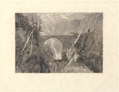 Die kleine Teufelsbrücke von Unknown artist