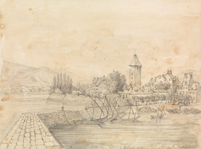 Der Hafen von Ouchy von Unknown artist