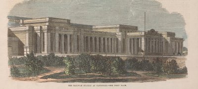 Der Bahnhof von Cawnpore von Unknown artist