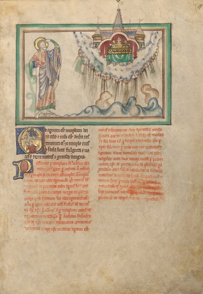 Der Tempel Gottes mit dem Tabernakel im Himmel von Unknown artist