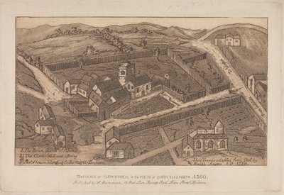 Das Dorf Clerkenwell in der Regierungszeit von Königin Elisabeth, 1560 von Unknown artist