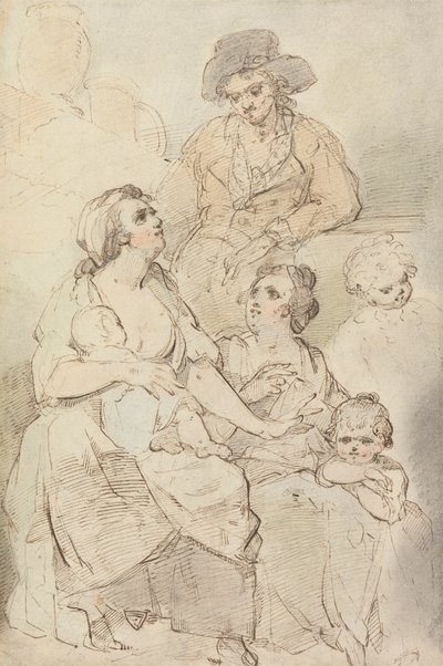 Die tugendhafte Familie von Unknown artist