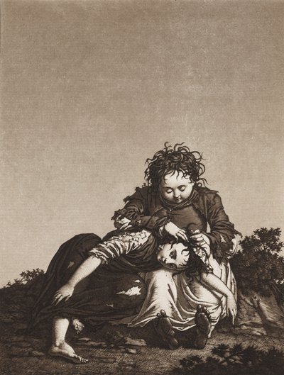 Die jungen Bettler von Unknown artist
