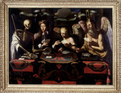 Das Brelan des menschlichen Lebens von Unknown artist