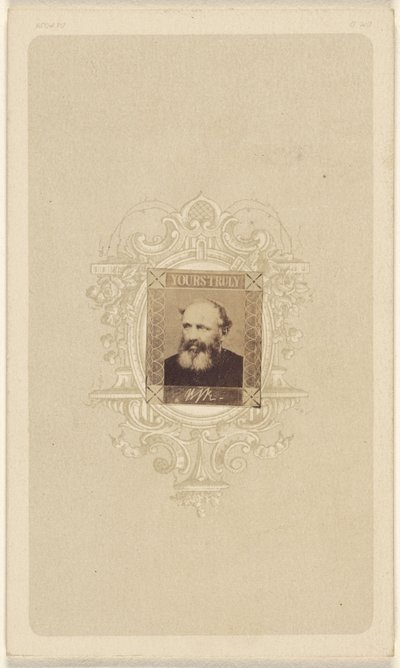 Unbekannter glatzköpfiger Mann mit grauem Vollbart von Unknown artist