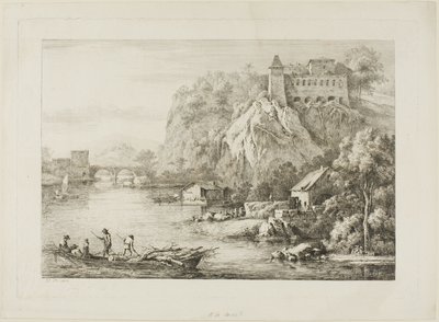 Ansicht der Carmes de Caussées in Lyon von Unknown artist