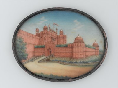 Ansicht des Roten Forts, Delhi, ca. 1850 von Unknown artist