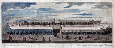 Ansicht der Messe von Venedig, Italien. Gravur aus dem 18. Jahrhundert. von Unknown artist