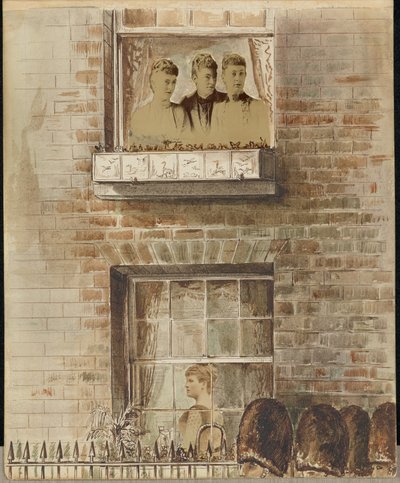 Frauen an ihren Fenstern von Unknown artist