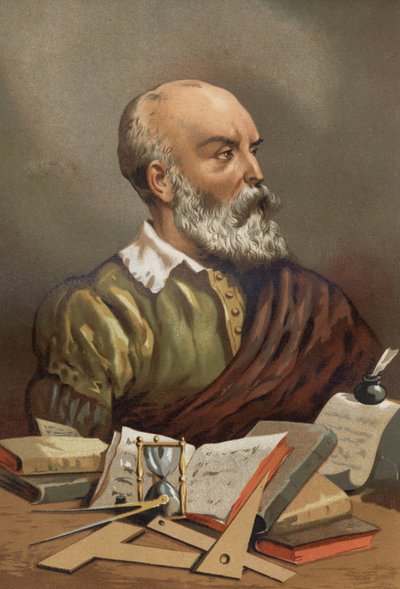 Porträt von Petrus Ramus oder Pierre de La Ramee Humanist, Mathematiker und Philosoph (Cuts, Oise) von Unknown artist