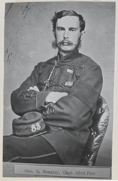 Kapitän George G Beazley, 83. (Grafschaft Dublin) Regiment zu Fuß von Unknown photographer