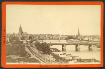 Deutschland, Hessen, Frankfurt am Main und Sachsenhausen, veröffentlicht von C. Hertel, Mainz von Unknown photographer
