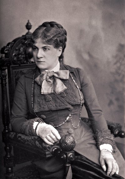 Mme Alix-Marie PASCA (1836-1906) - Porträt von Alix Pasca (1835-1914), französische Komödiantin. Fotografie Ende des 19. Jahrhunderts von Unknown photographer