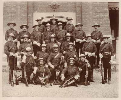 Nordwestliche berittene Polizei, Chelsea Barracks, Diamantjubiläum von Unknown photographer