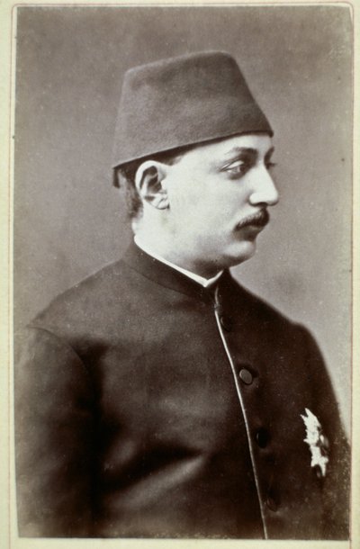 Osmanisches Reich: Porträt von Sultan Murad V. (1840-1904) Fotografie. 1876 Ankara, Türkische Historische Gesellschaft Türkei von Unknown photographer