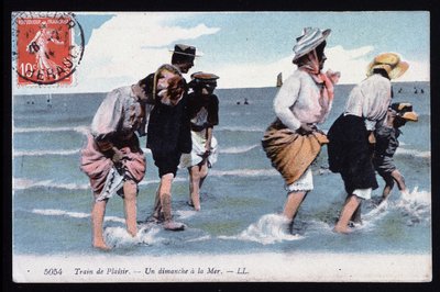 Vergnügungszug: ein Sonntag am Meer von Unknown photographer