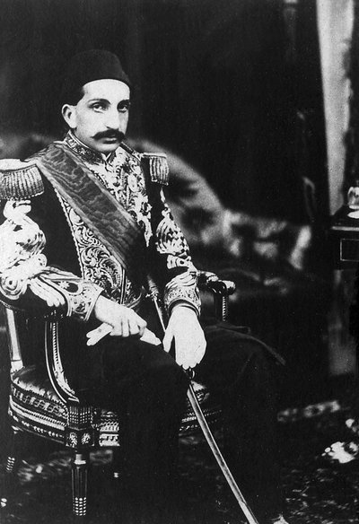 Porträt von Abdulhamid II. (1842-1918), Sultan des Osmanischen Reiches von Unknown photographer