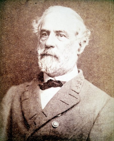 Porträt von General Lee (1807-1870) von Unknown photographer