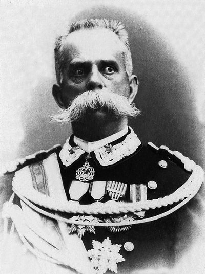Porträt von Humbert I (1844-1900), König von Italien von 1878 bis 1900, ermordet von dem Anarchisten Bresci von Unknown photographer